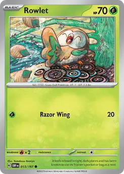 Rowlet #13, Reverse Holo