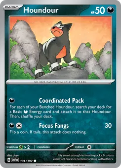 Houndour #131, Reverse Holo