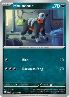 Houndour #132, Standard