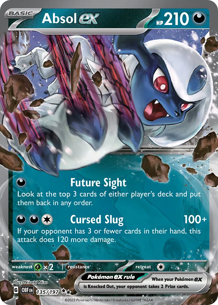 Absol ex #135, Obsidian Flames