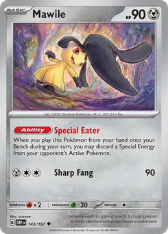Mawile #143, Reverse Holo