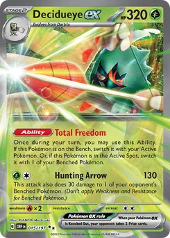 Decidueye ex #15, Standard