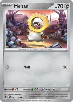 Meltan #152, Reverse Holo