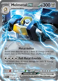 Melmetal ex #153, Standard