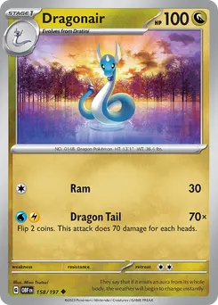 Dragonair #158, Reverse Holo