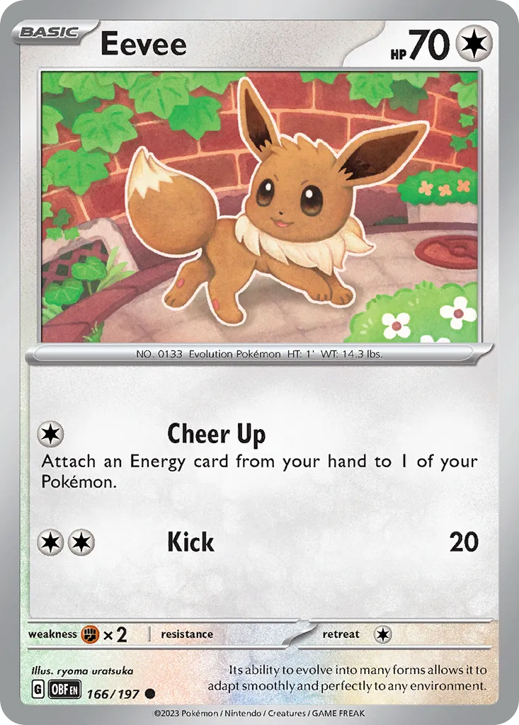 Eevee #166, Obsidian Flames