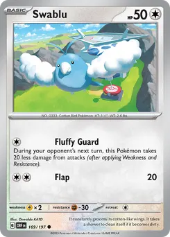 Swablu #169, Reverse Holo