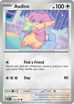 Audino #173, Reverse Holo