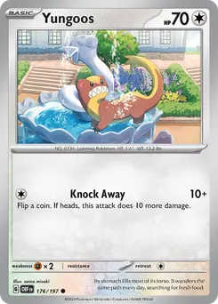 Yungoos #176, Reverse Holo