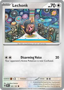 Lechonk #181, Reverse Holo