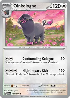 Oinkologne #183, Reverse Holo