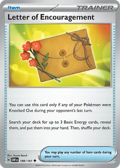 Letter of Encouragement #189, Reverse Holo