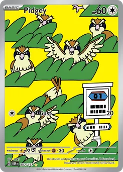 Pidgey #207, Illustration Rare