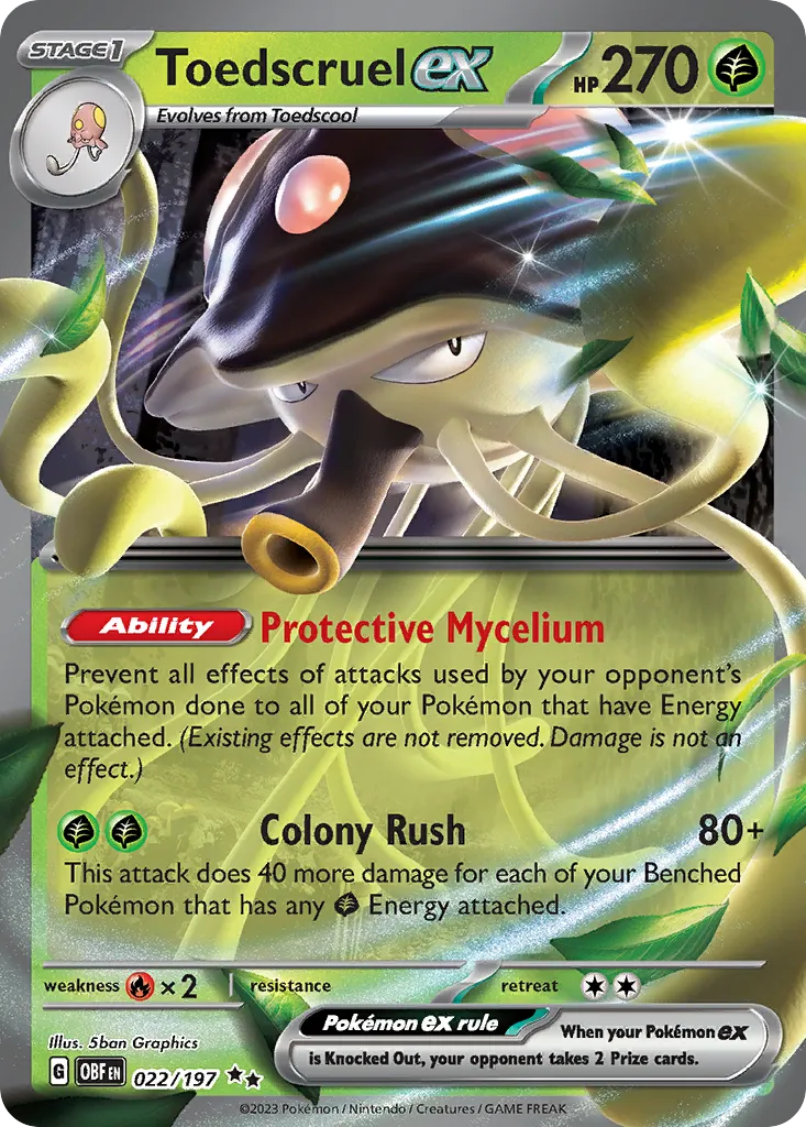 Toedscruel ex #22, Obsidian Flames
