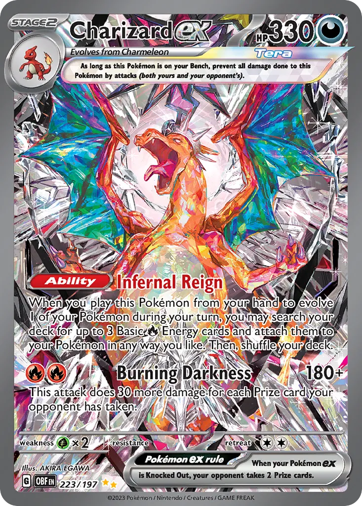 Charizard ex #223, Obsidian Flames Special Illustration Rare