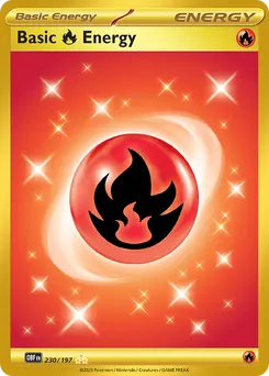 Basic Fire Energy #230, Hyper Rare