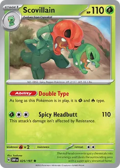 Scovillain #25, Reverse Holo