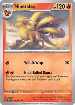 Ninetales #29, Reverse Holo