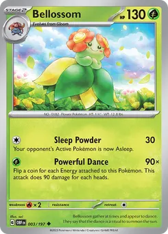 Bellossom #3, Reverse Holo