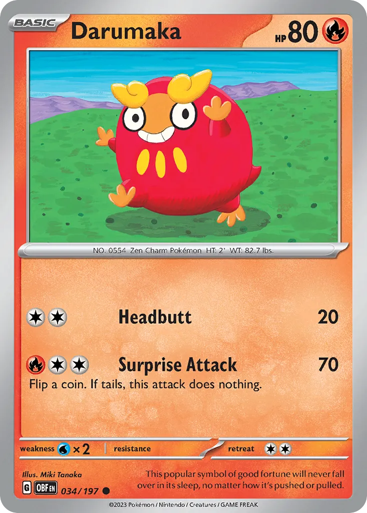 Darumaka #34, Obsidian Flames