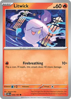 Litwick #36, Reverse Holo