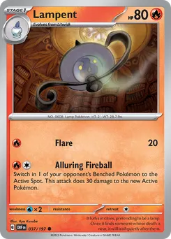 Lampent #37, Reverse Holo