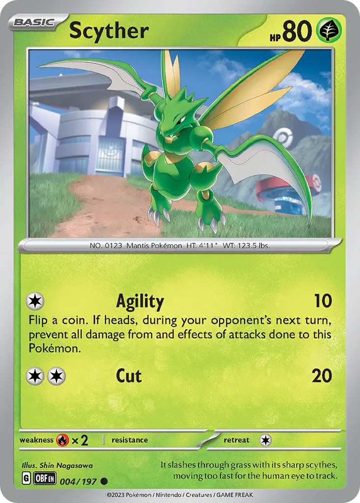 Scyther #4, Obsidian Flames