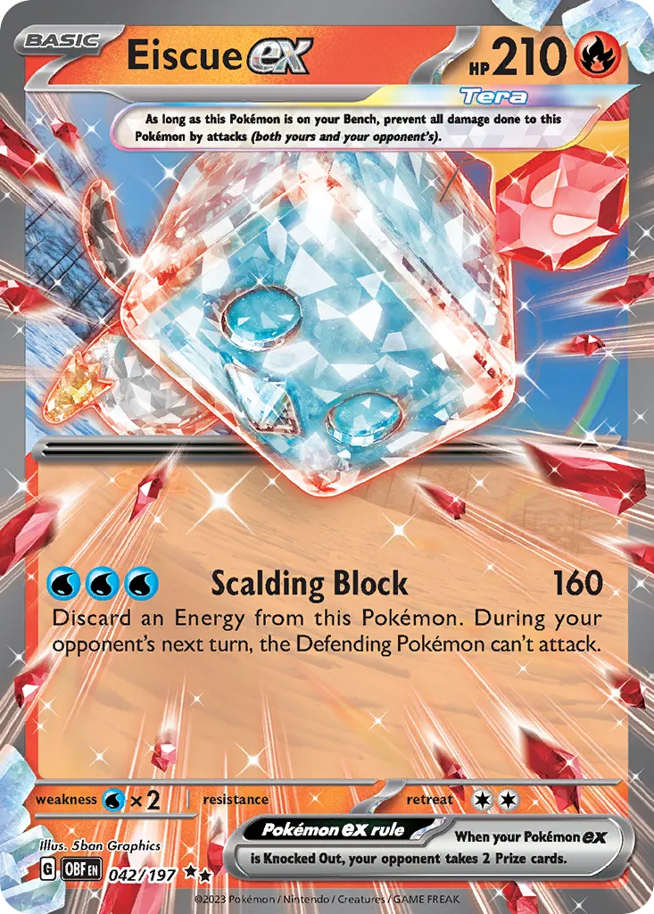 Eiscue ex #42, Obsidian Flames
