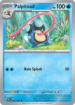 Palpitoad #51, Reverse Holo