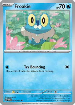 Froakie #56, Reverse Holo