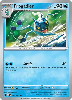 Frogadier #57, Reverse Holo