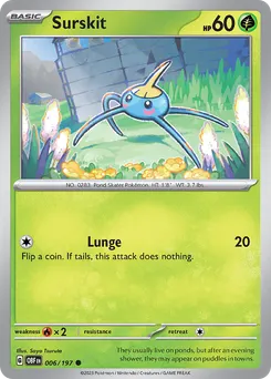 Surskit #6, Reverse Holo