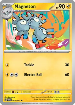 Magneton #64, Reverse Holo