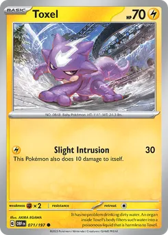 Toxel #71, Reverse Holo