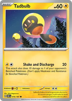 Tadbulb #76, Reverse Holo