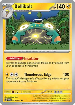 Bellibolt #78, Reverse Holo