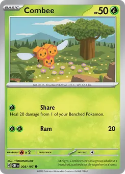 Combee #8, Reverse Holo
