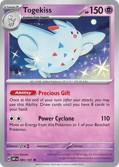 Togekiss #85, Obsidian Flames Build & Battle Box