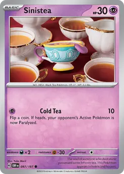 Sinistea #97, Reverse Holo