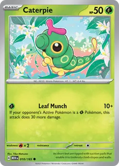 Caterpie #10, Reverse Holo