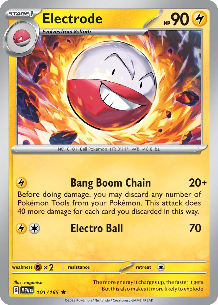 Electrode #101, 151 Reverse Holo