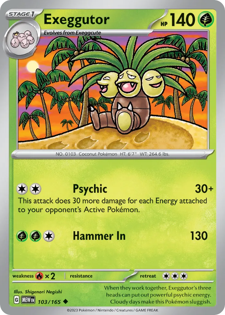 Exeggutor #103, 151