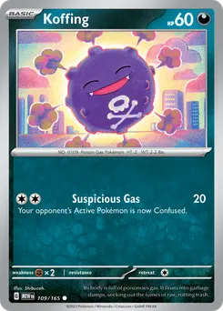 Koffing #109, Reverse Holo