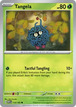 Tangela #114, Reverse Holo