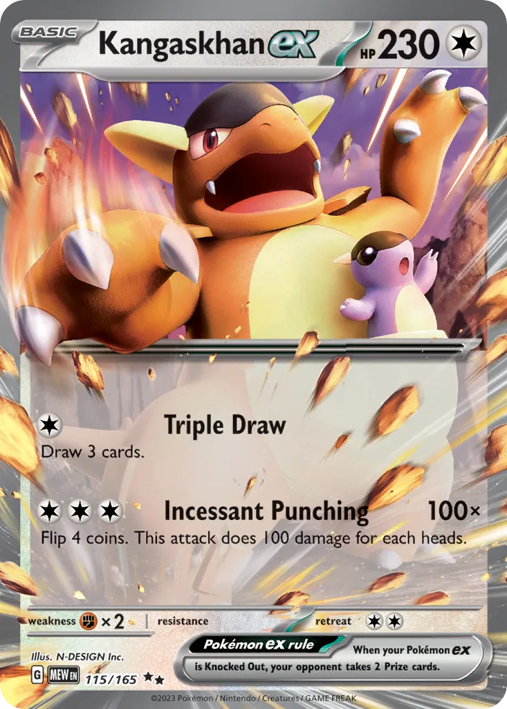 Kangaskhan ex #115, 151