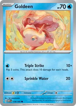 Goldeen #118, Reverse Holo