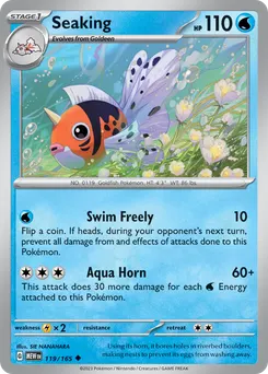 Seaking #119, Reverse Holo