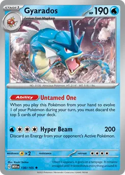 Gyarados #130, Reverse Holo