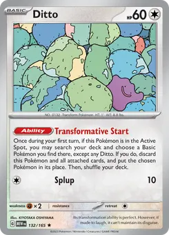 Ditto #132, Reverse Holo