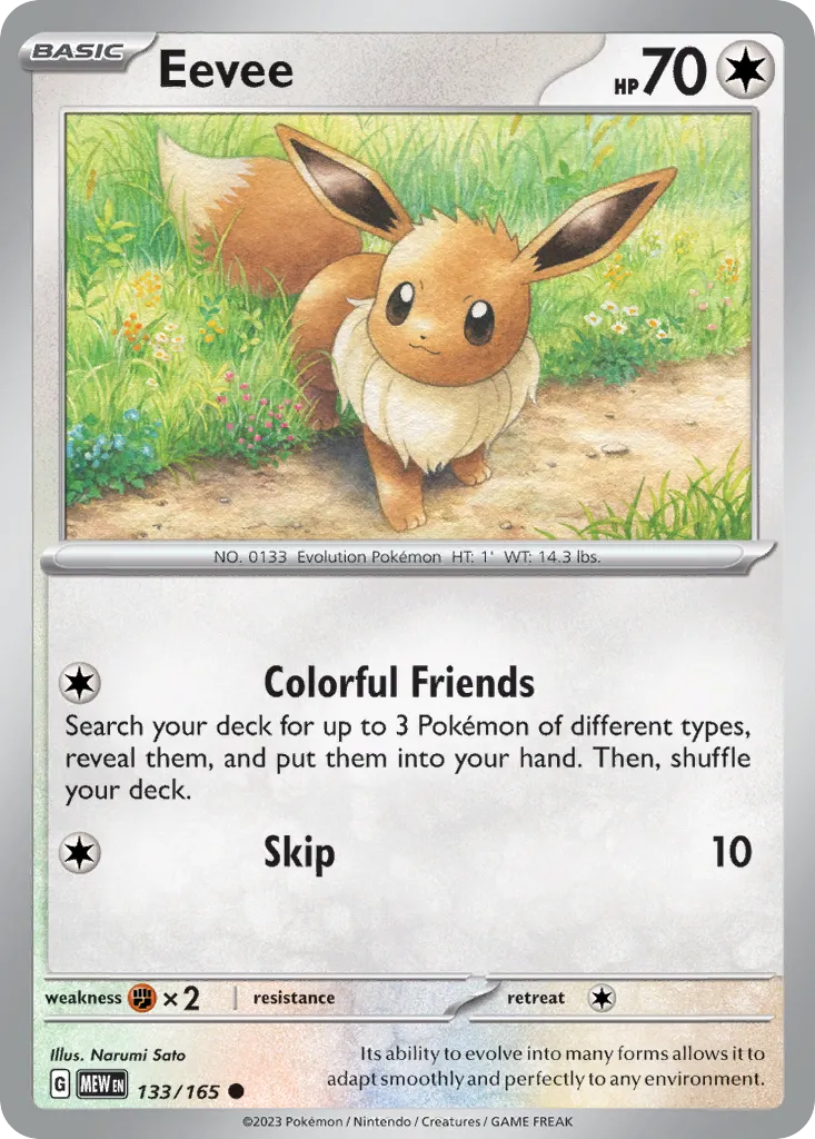 Eevee #133, 151